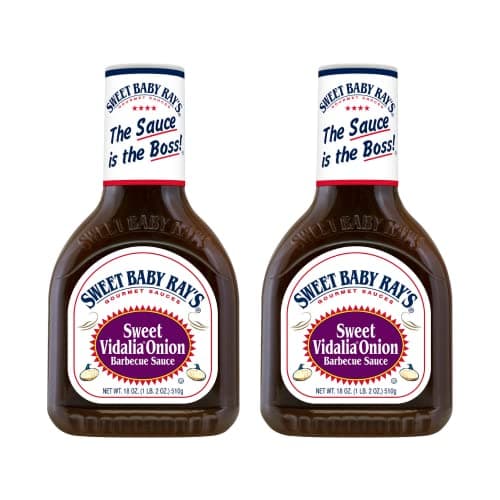 Sweet Baby Ray's Vidalia Barbecue Sauce 18 Ounce (Pack of 2)