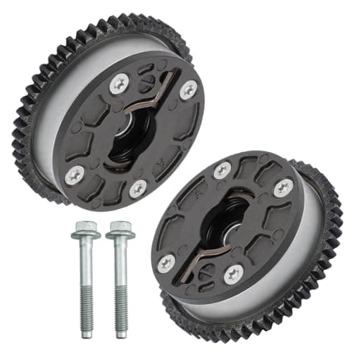 2PCS Variable Valve Timing Sprocket Gear Fit for 20162021 Chevy Malibu Cruze Equinox GMC Terrain Encore 14L 15L L4Intake Exhaust VVT Camshaft Phaser Sprocket Replace 916638 12643698 12655753
