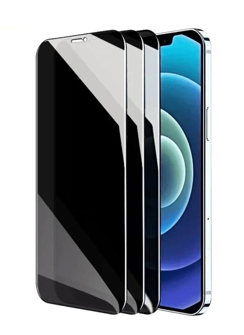 3-Pack Privacy Screen Protector for iPhone 13 Pro Max (6.7") – Anti-Spy Tempered Glass, Scratch Resistant, Full-Screen Coverage, Ultra HD Clarity, Bubble-Free, Easy Installation, Anti-Fingerprint, Case-Friendly – Premium Screen Guard for Ultimate Prot