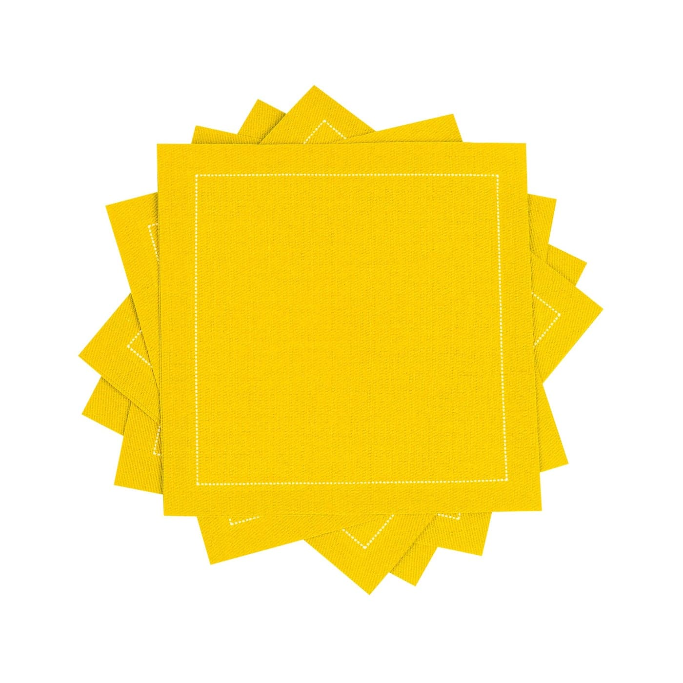 Five Star Napkins Folded Cotton Cocktail Napkins Beverage Napkin Dessert Napkin Bar Napkin Party Napkin Napkins for Events Holidays Weddings Parties 8x8 Disposable 30 x pack Citron