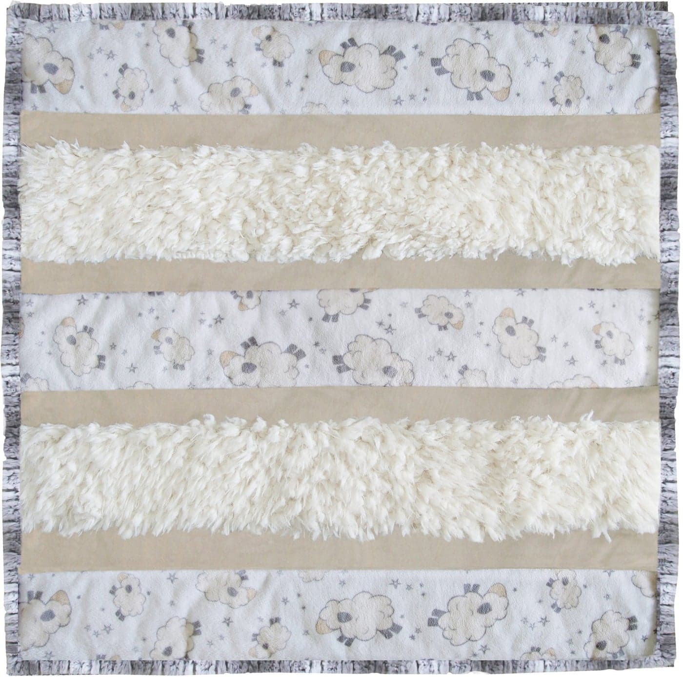 Minky Wee Ones Love Ewe Cuddle Kit Quilt Kit Shannon Fabrics