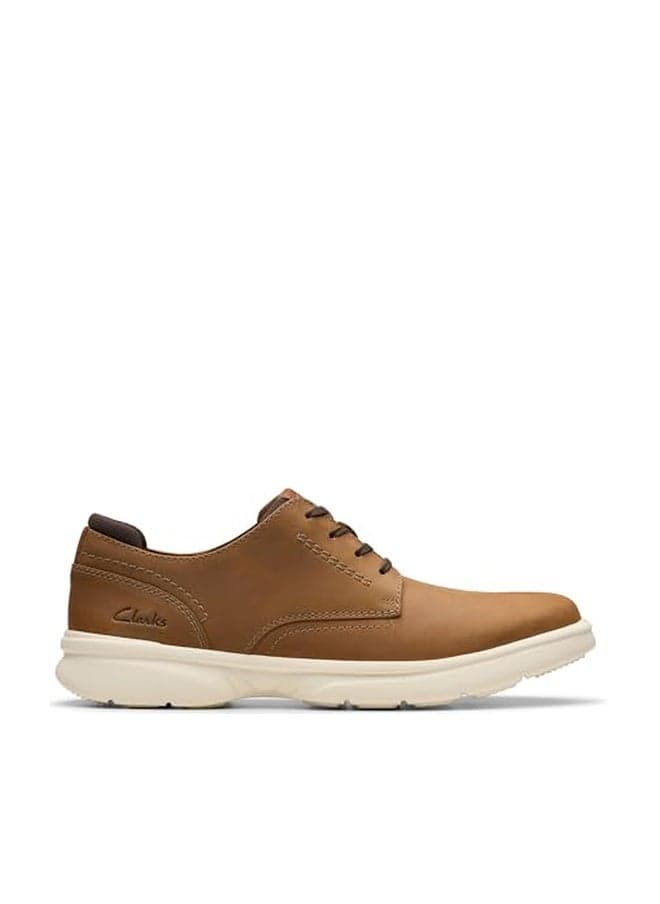 Clarks Collection Men's Bradley Plain Oxford, Light Brown Leather, 13 Medium US