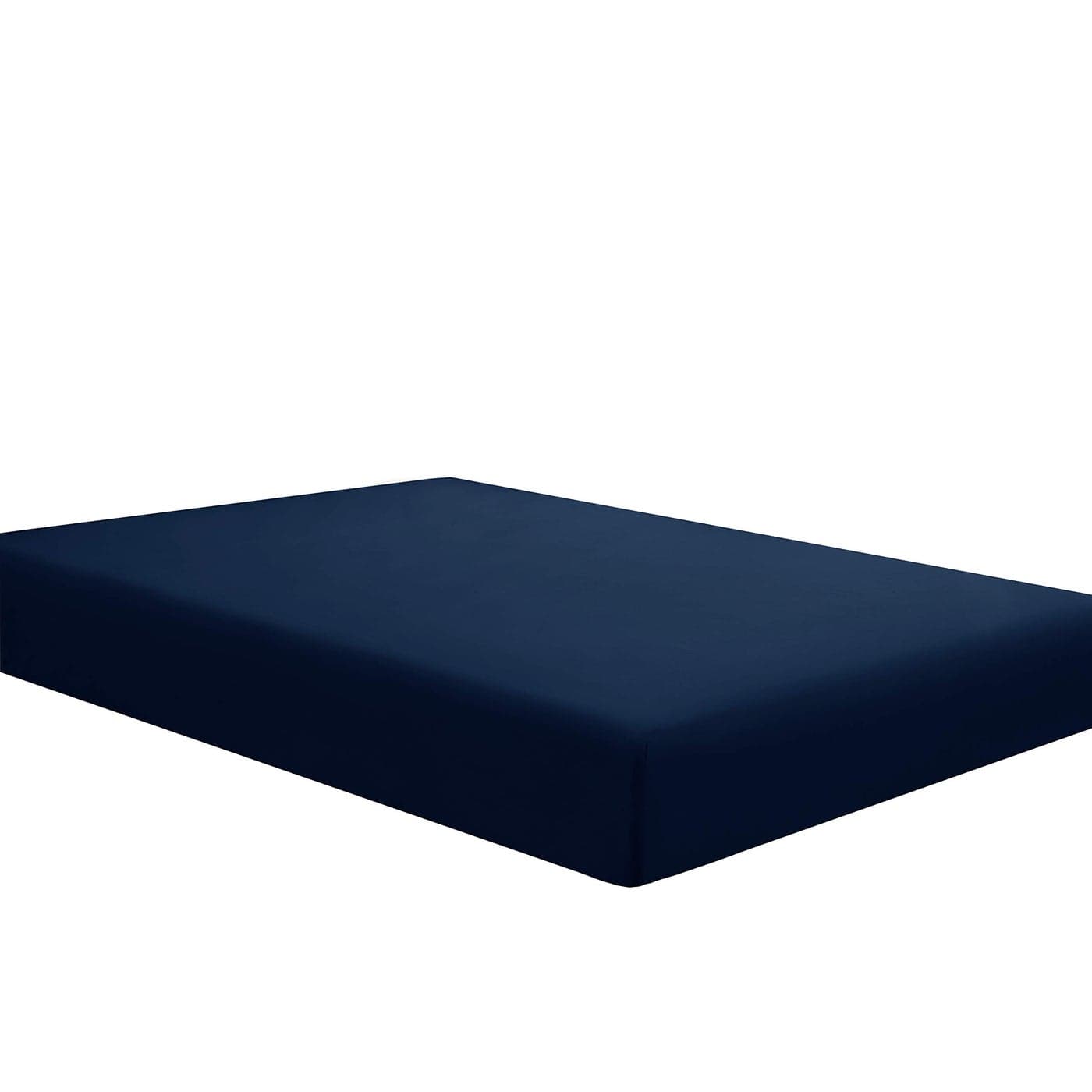 Sfoothome Fitted Sheet Full Size Brushed Microfiber Extra Soft and Comfortable Wrinkle Fade ResistantNavy Sheet with Deep Pocket