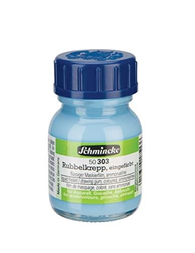 Schmincke Liquid frisket coloured 20 ml 50 303032 colourless masking liquid for opaque areas of paintings on watercolour paper smooth drawing cardboard ammoniafree