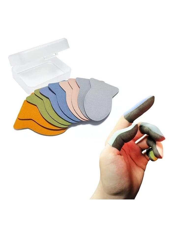 Gaming Finger Sleeves, Mobile Phone Gaming Finger Sleeves for PUBG Breathable Fingertips Sweatproof Anti-Slip Fingertip Cover Thumb Gloves,for All Touchscreen Devices,10 Piece