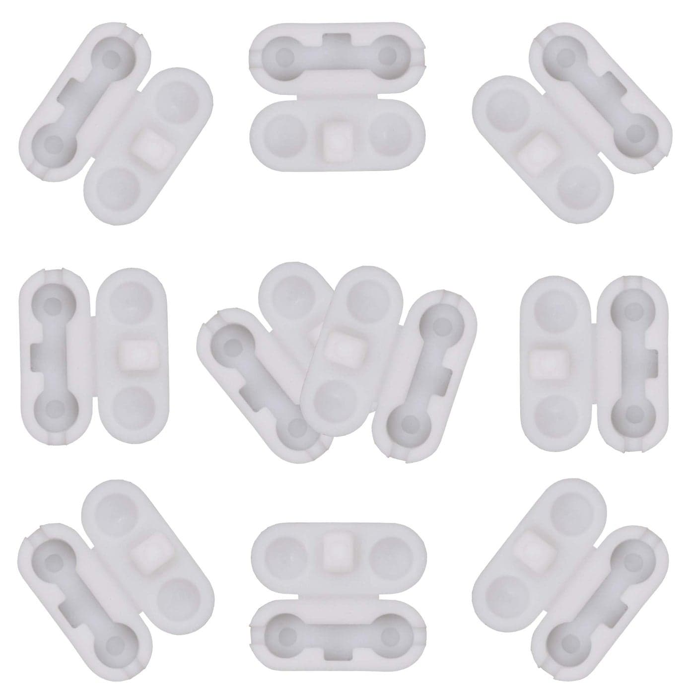 White Plastic Chain Connector for Beaded Chain for Roller Shades and Vertical Blinds Pack of 10 Chain not Included