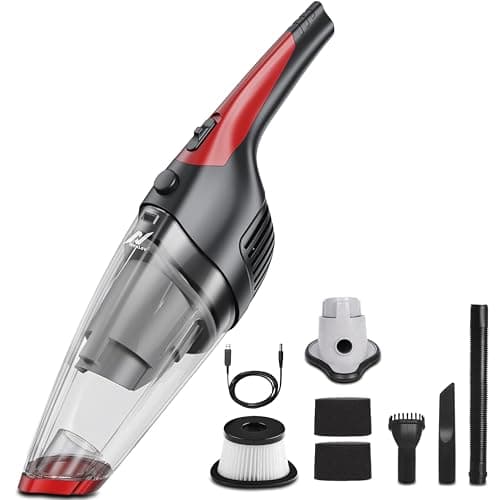 nexlev Cordless Wet & Dry Vacuum Cleaner|for Home Car & Office Use|3 Attachments | 4000 mAh Battery|Quick Cleaning of Desk, Coffee Tea or Water Spill | Compact & Portable | VC-05