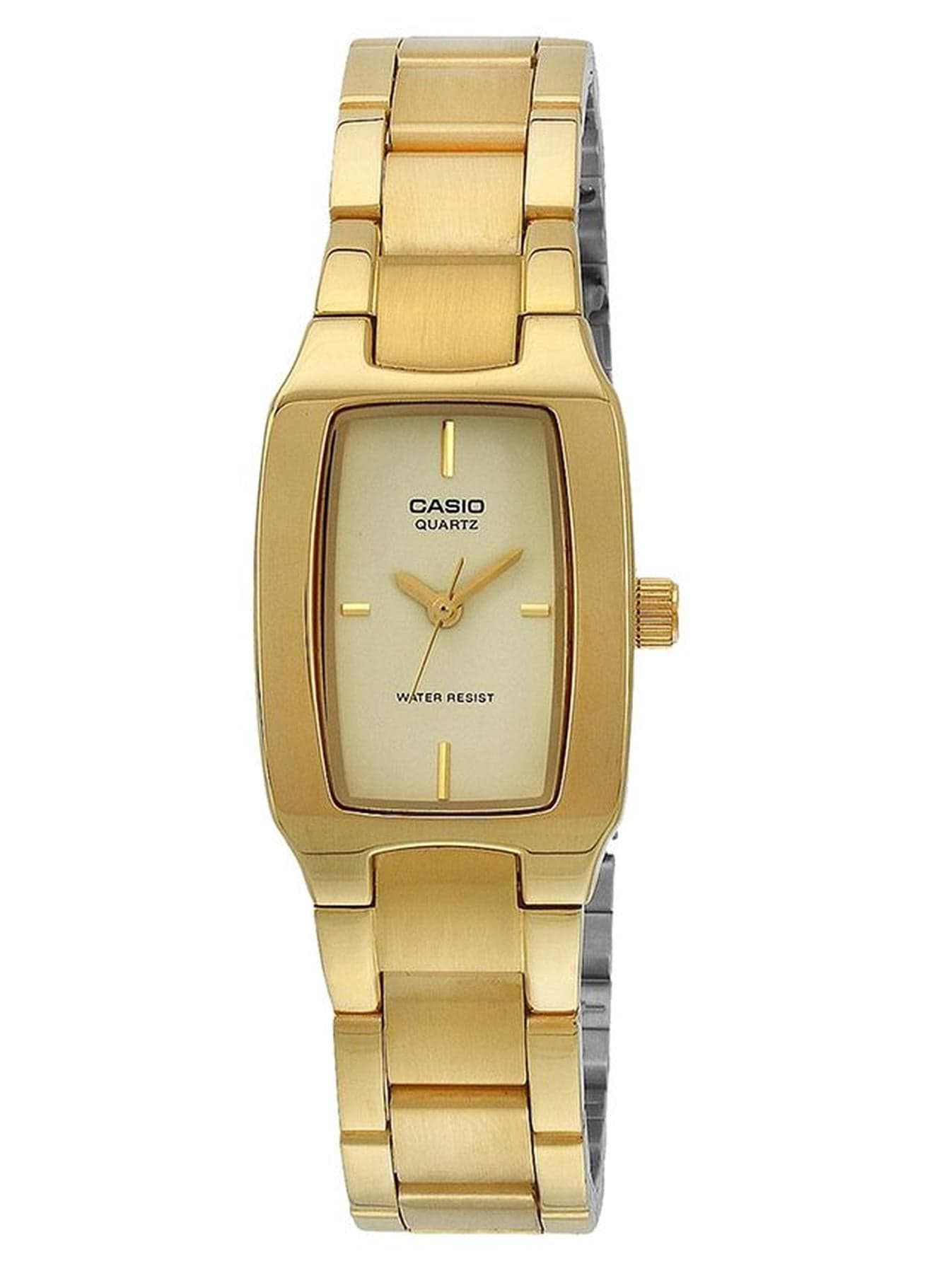 Women Stainless Steel Digital Quartz Watch LTP-1165N-9CRDF - 33 mm - Gold