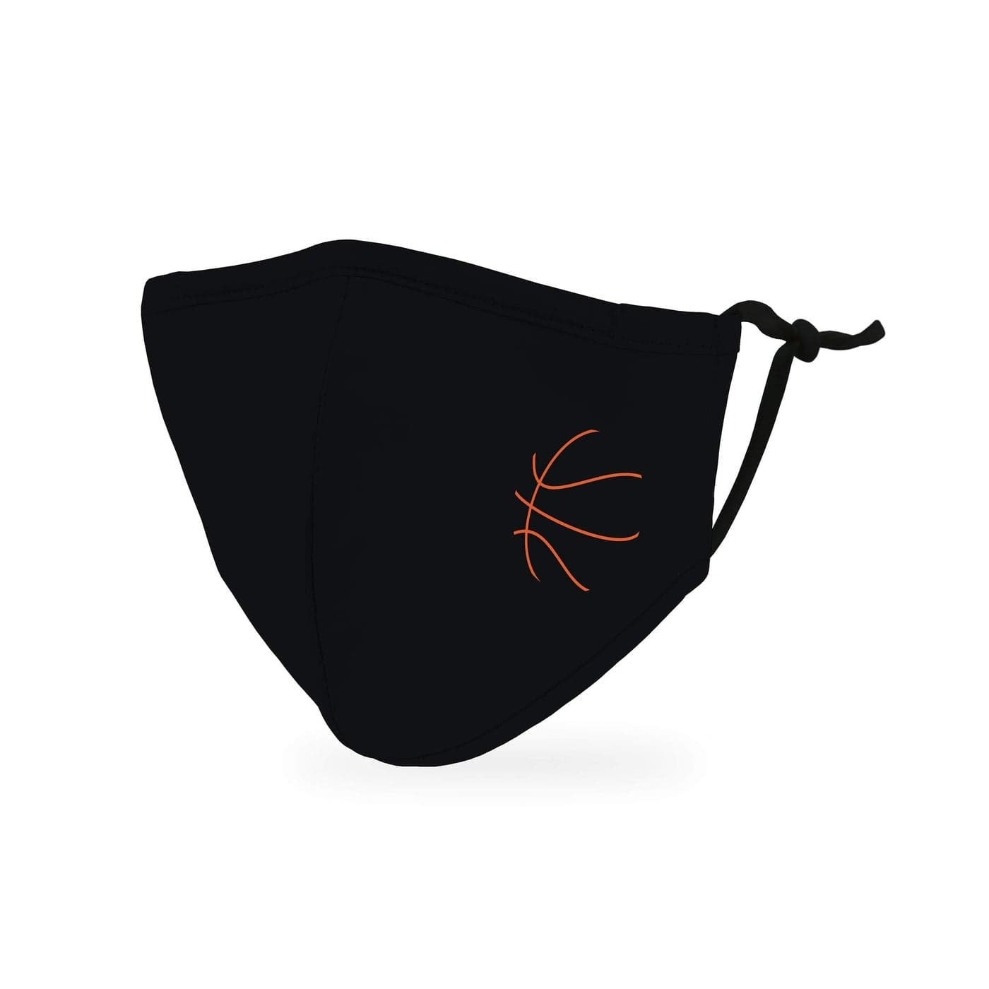 WEDDINGSTAR 3Ply Kids Washable Cloth Face Mask Reusable and Adjustable with Filter Pocket Basketball