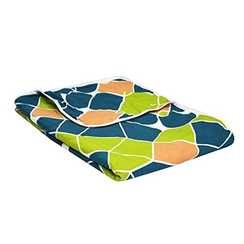 Divine Casa 120 GSM Microfiber Reversible Lightweight Elliptical Single Bed Dohar AC Blanket - Acid Lime (Size 140 x 210 cm or 55 x 83 inch)| TC - 120