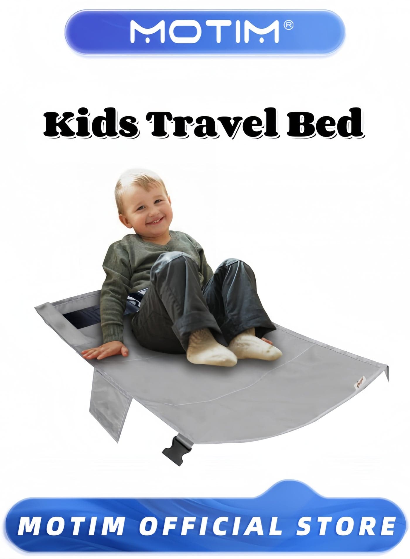 Kids Airplane Travel Bed Toddler Airplane Seat Extender for Kids Baby Airplane Travel Accessories Plane Foot Hammock Travel Foot Rest for Airplane Flights