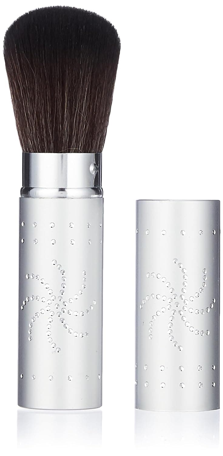MEGAGA USA Soft Kabuki Cleaner BrushSilver