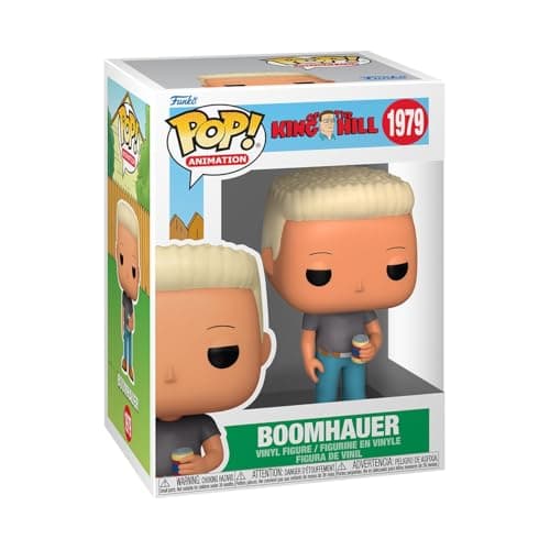 Funko Pop TV King of The Hill Boomhauer Collectable Vinyl Figure Gift Idea Official Merchandise Toys for Kids Adults Cartoons Fans Model Figure for Collectors and Display