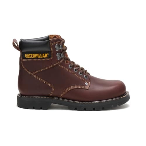 Cat Footwear mens Second Shift Work Boot, Tan, 8.5 US