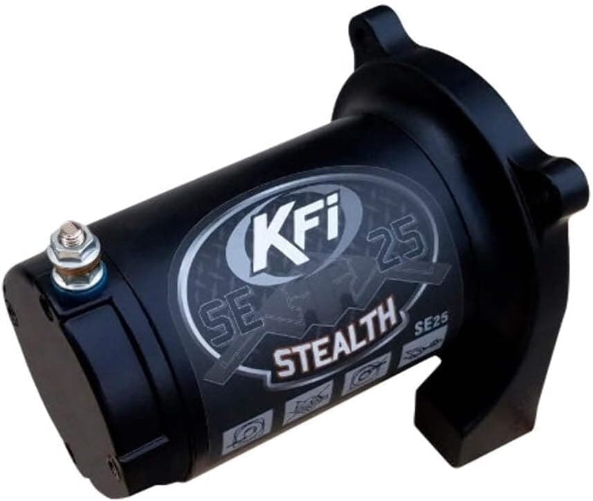 KFI Products Black Winch Plow Mount