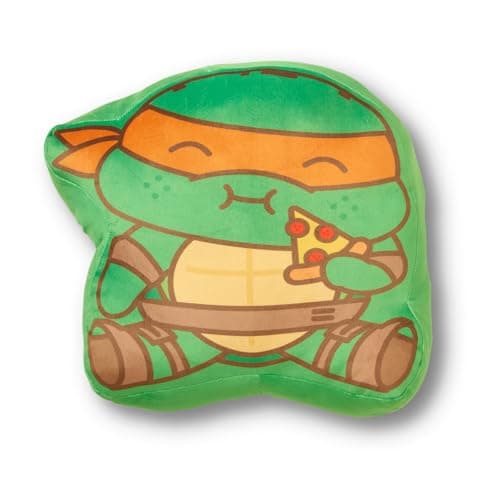 Northwest Teenage Mutant Ninja Turtles Cloud Pillow, 15", Pizza Mikey