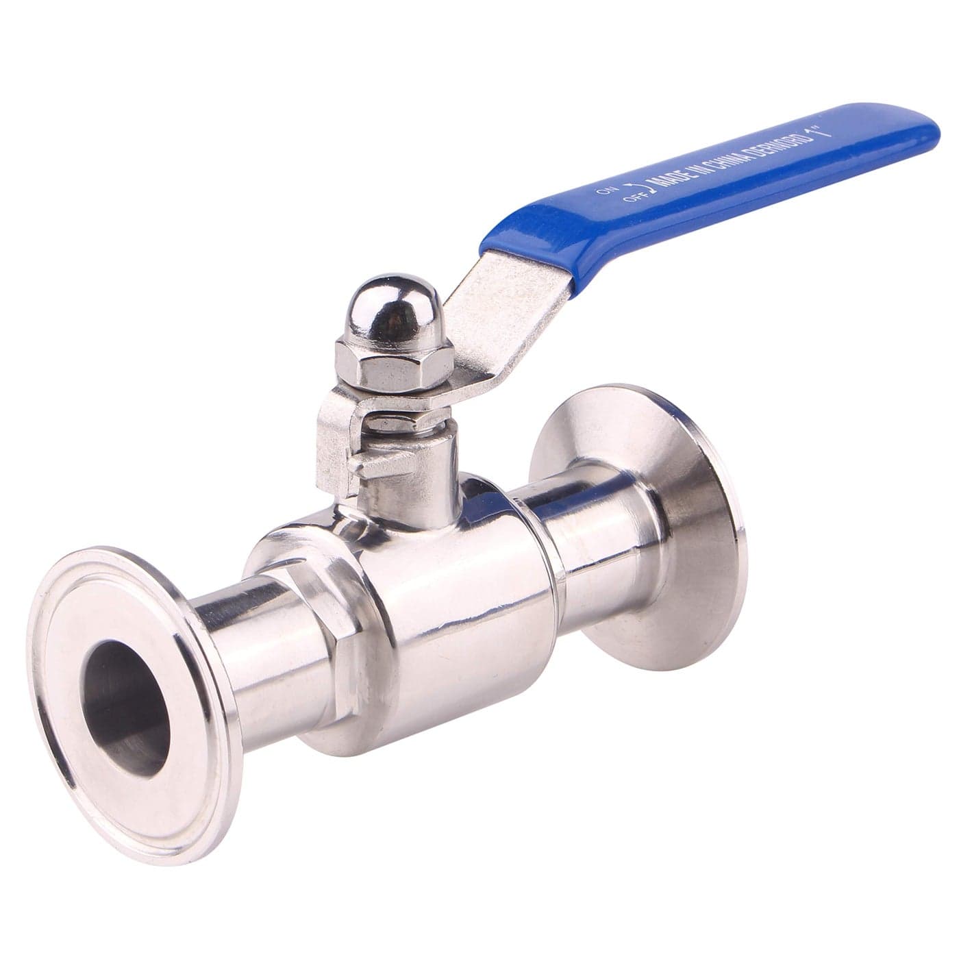 DERNORD 15 TriClamp Ball Valve Stainless Steel 304PTFE Lined 1 inch Tube OD