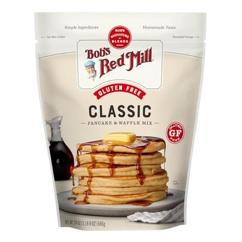 Bob's Red Mill Gluten Free Pancake Mix 680g | No Added Preservative | Vegan | Instant Mix Breakfast | Made with Whole Grains
