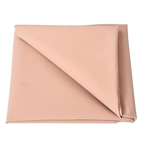 Aqbah Ultra Soft Rubber Sheet for Bed Adult, Toddler, Mattress Protector, Non Absorbent Reusable Crib Mattress Protection Non-Allergic (Peach 78X36 inches)