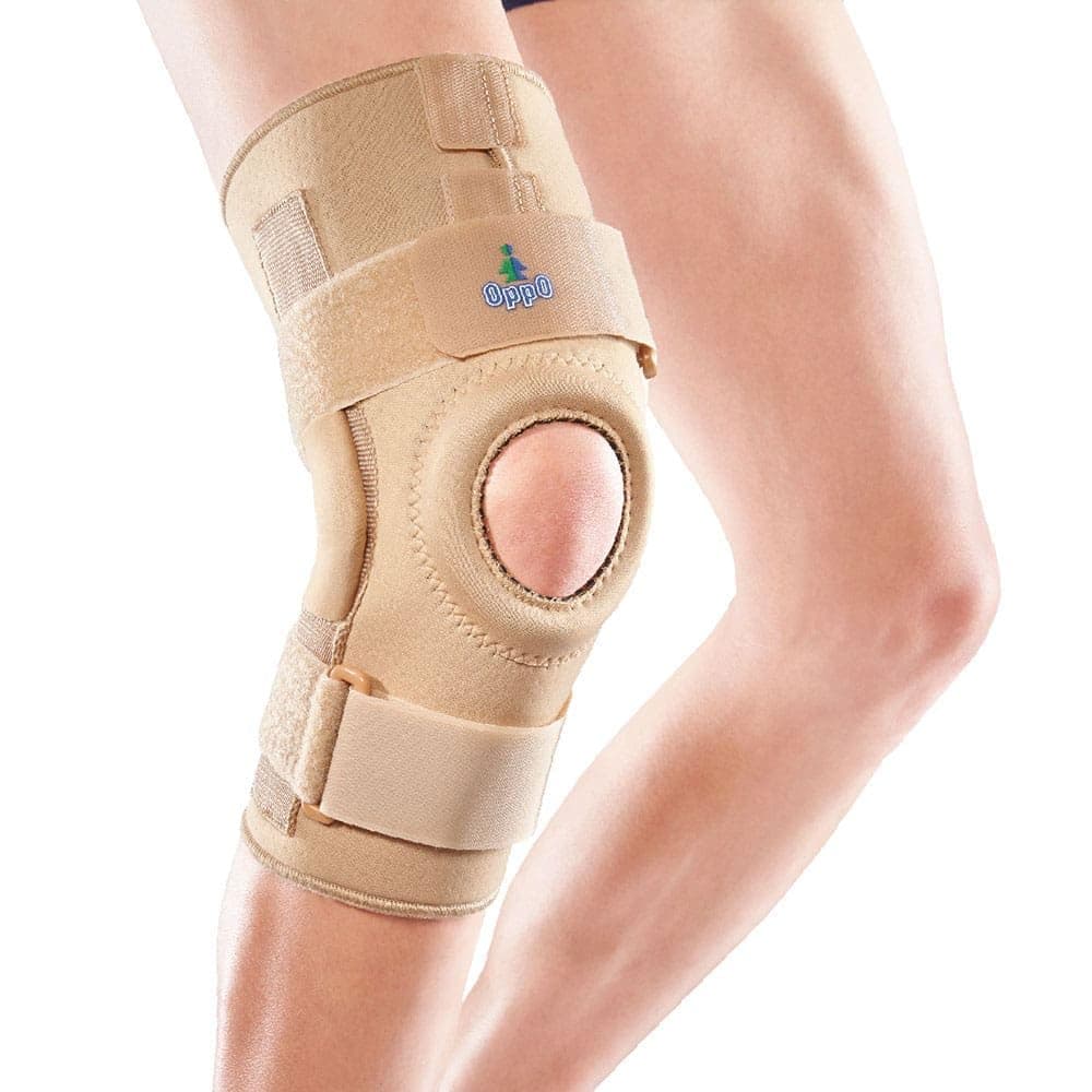OPPO 1031 HINGED Knee Stabiliser Patella Support Brace Ligament ACL PCL MCL LCL Pain Large