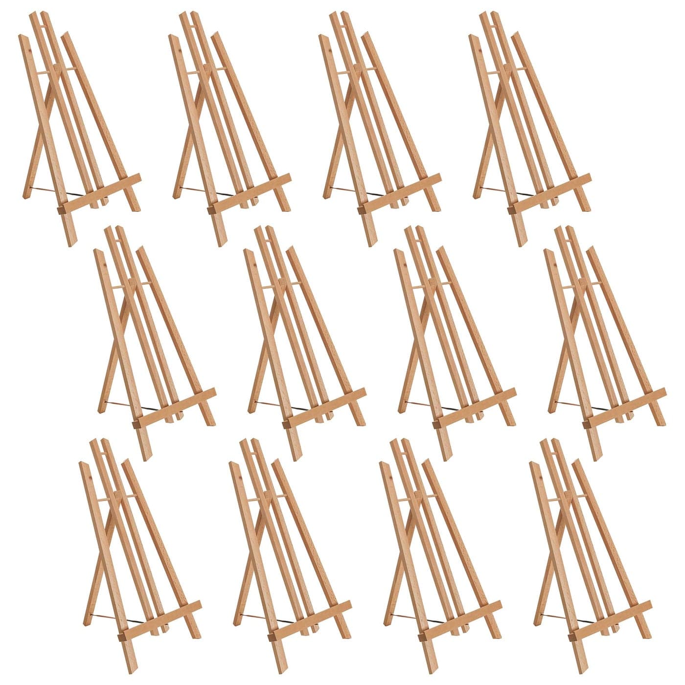 US Art Supply 18 Large Tabletop Display AFrame Artist Easel 12Pack