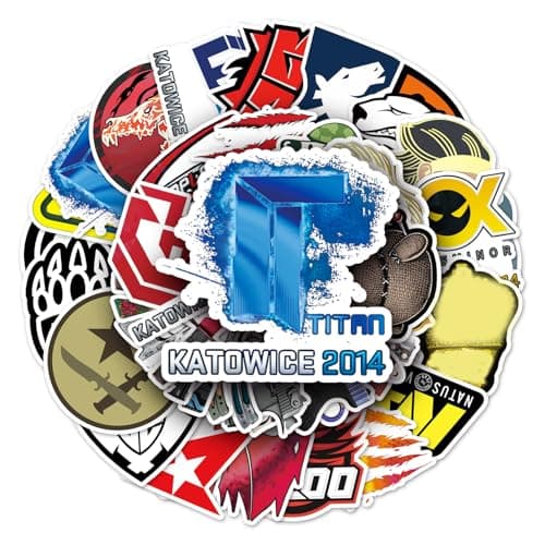 CounterStrikeGlobal Offensive Stickers 50Pcs WaterproofRemovableBeautifulSuitable for Men and Women in Water BottlesPhonesLaptopGuitarCarMotorcycleCupPianoScooterSuitcase Vinyl Material