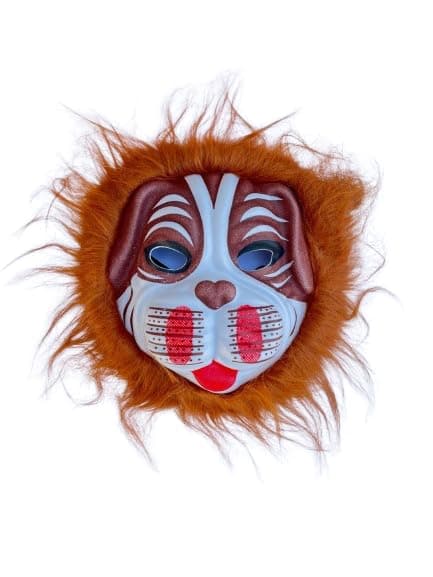 PoPo Toys Animal Dogs Face Mask for Kids | Party Supplies for an Animal Themed Halloween/Holi | Pack of 1