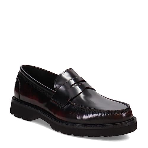 Cole Haan Mens American Classics Penny Loafer, Deep Brgndy/Black, 10.5-W US