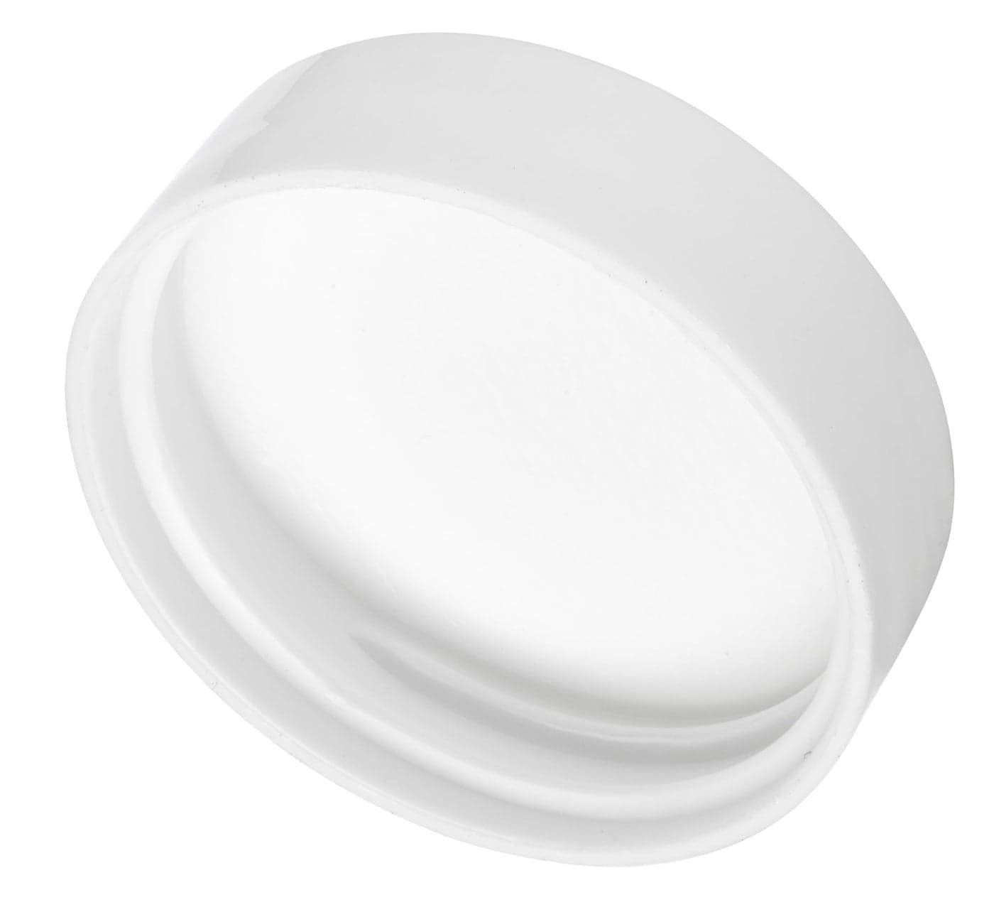 Plastic Smooth White Lid With a Foam Liner for Jar 24 Pack Neck Size 70400