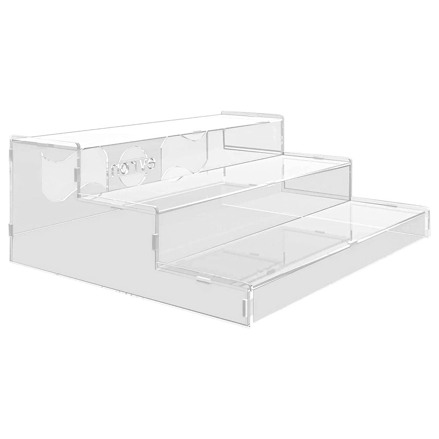 Evron Pantry Organization Storage Clear Acrylic Spice Rack Organizer for Cabinet Countertop ASSEMBLY REQUIRED 3 Tier Organizer 105 in