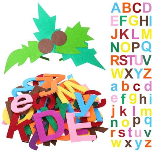 Thiccywoov Halloween Book Character Costume Palm Tree Costume Set Include Palm Tree Headband and 52 Self Adhesive Felt Letters, Halloween Outfits for DIY Cosplay Role Play Classroom Party Accessory