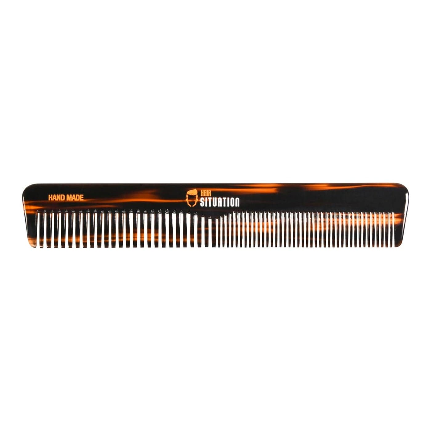 Hair Situation Styling Comb with Fine and Wide Tooth Handmade for Head Hair Beard Mustache Fine or Coarse Hair Grooming for Men Comb for Slickedback Pompadour Fauxhawk Undercut and Quif