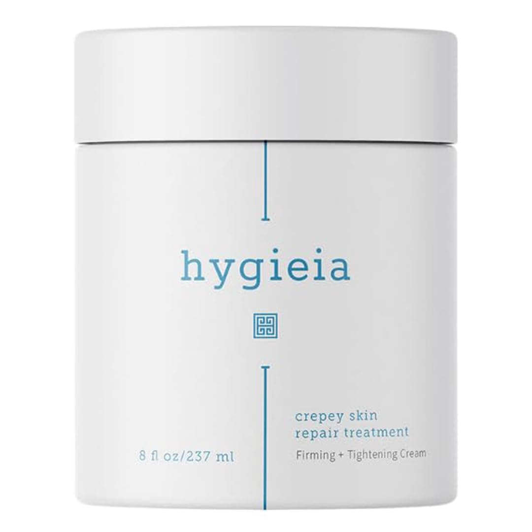 Hygieia Crepey Skin Full Body Moisturizing Firming Cream Tighten Smooth Crepey Skin AntiAging Moisturizer with Hyaluronic Acid AHAs Natural Oils to Rejuvenate Soften Hydrate 8oz