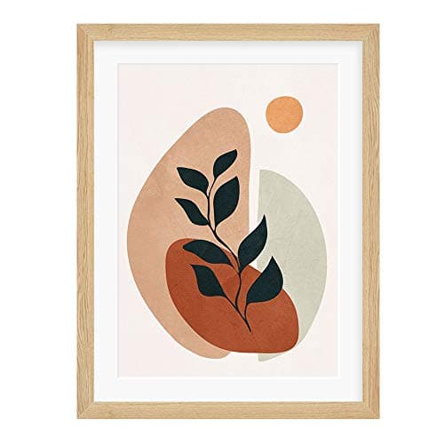 COLOSSAL ART HOUSE Modern Art Large Wall Painting for Living Room, Bedroom, Kitchen and Office Wall Decoration frame décor (13x17 Inch Framed Picture with Poster)