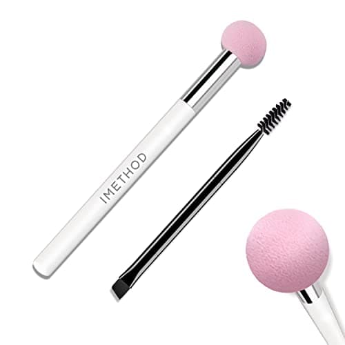 iMethod Makeup Sponge Sponge Applicator for Eyebrow Stencil Kit Eyebrow Stamp Beauty Blender Sponge for Cream Powder Liquid