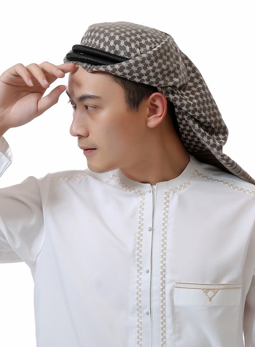 Male Headscarf Dubai Tourism Arab Headscarf Mixed Colors Wrapping Headband Wrapping Headscarf