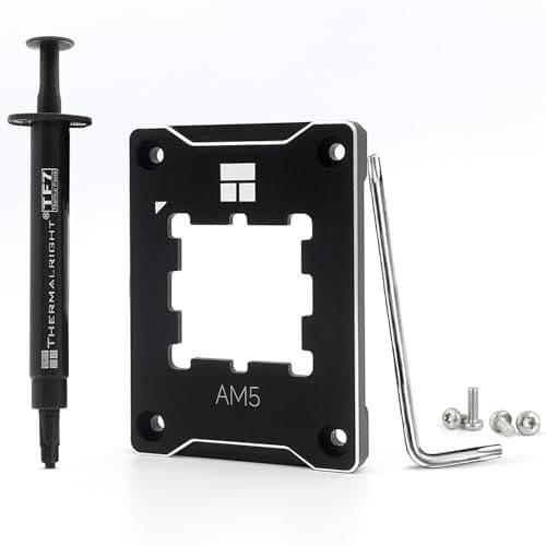 AM5 CPU Contact Frame, Anti-Bending CPU Bracket with Curved Pressure Plate for AMD AM5