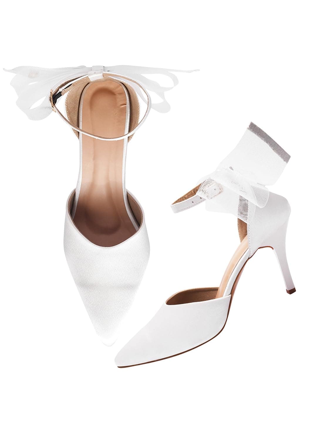 TRYME Trendy Attractive Bow Perfect for Every Occasion Stilettos Pencil Heel Sandal for Womens and Girls