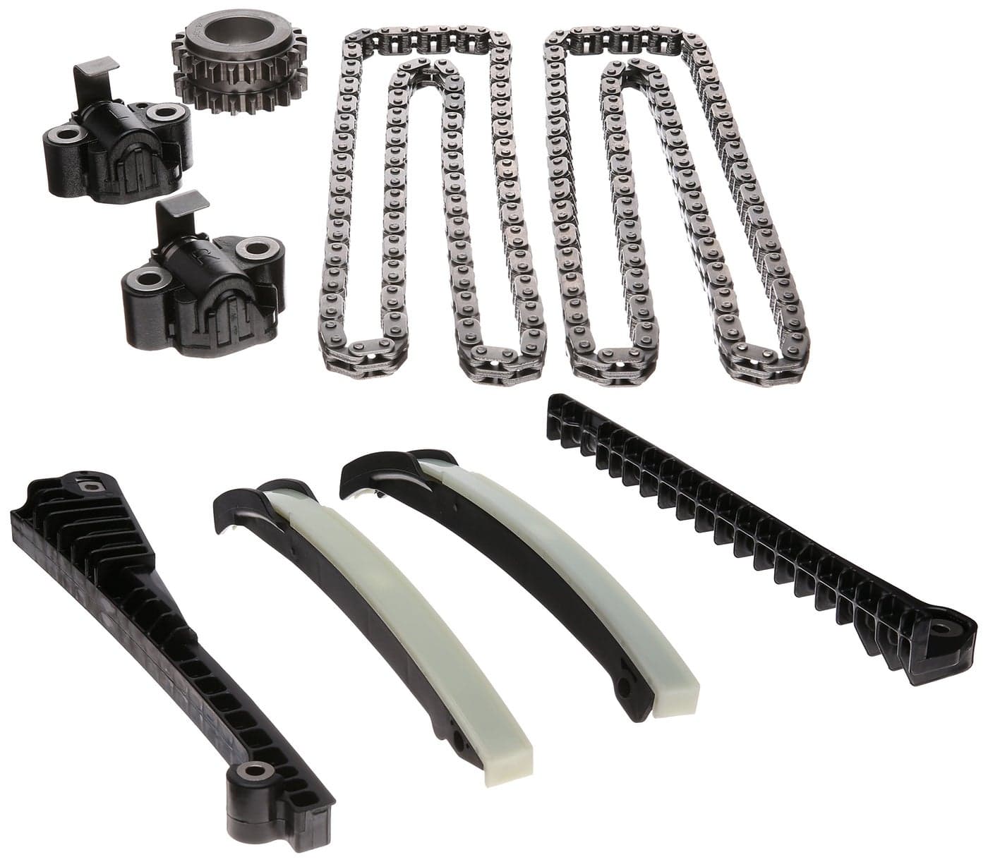Cloyes Timing Chain Set, Single Non Roller, Guides/Tensioners/Crankshaft Gear Included