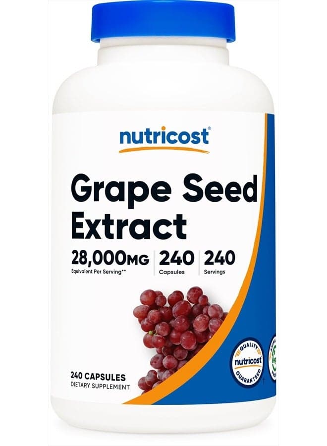 Grape Seed Extract 28,000mg, 240 Capsule