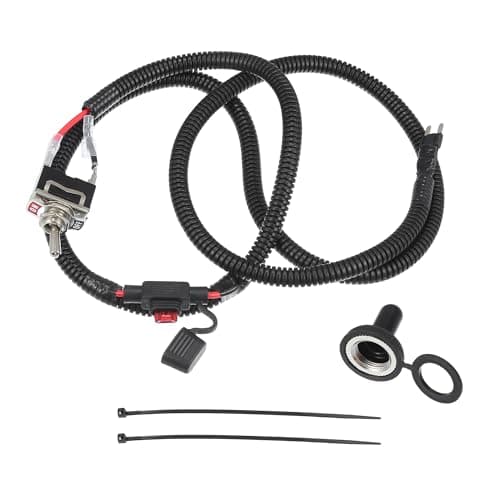 uxcell 1 Set 1335cm 5256 Universal Automotive Switched Fuse Bypass Kit Fuse Bypass Switch