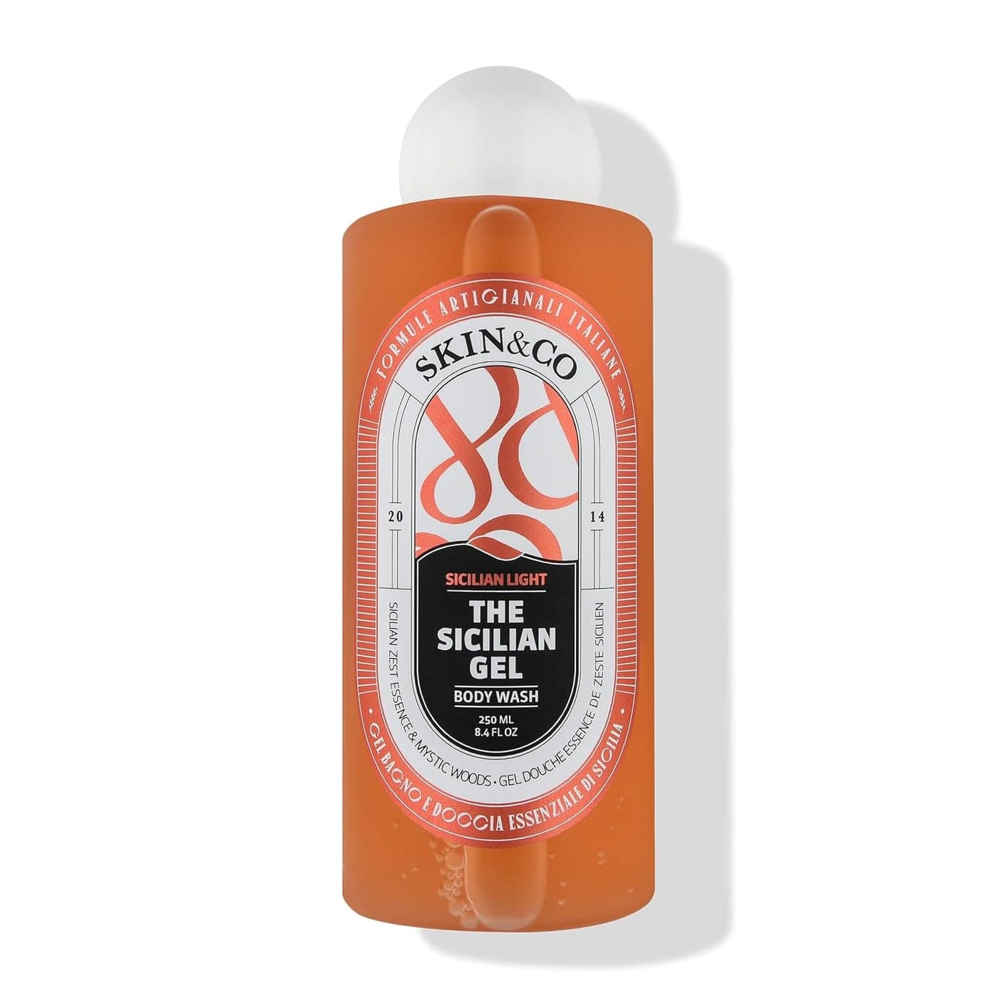 SKINCO Sicilian Light Body Wash AllNatural Nourishing Invigorating Cleanser for Women Men 84 FL OZ Made in Italy