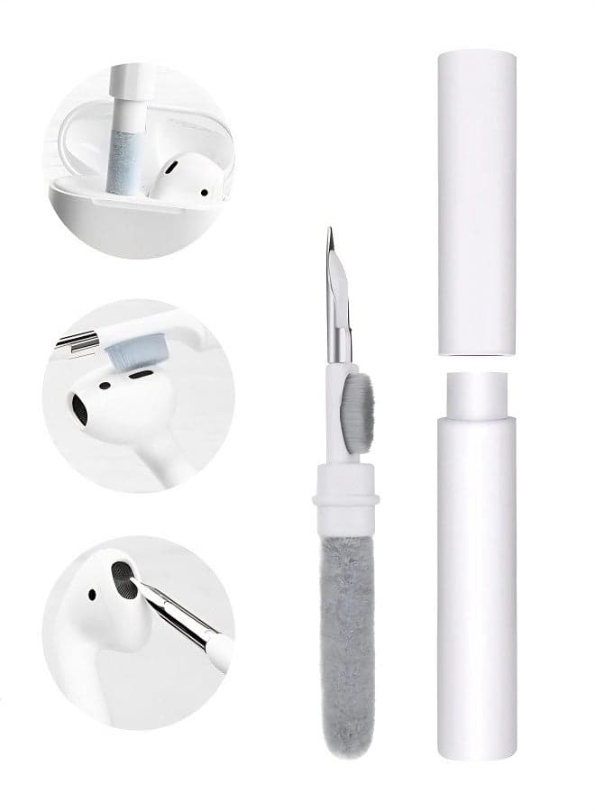 Airpods Cleaning Kit, Earbud Cleaning Pen, Phone Cleaner Kit, Wireless Headphones Cleaning Pen Tool, Portable 3-in-1 Laptop Cleaning Kit, Electronic Cleaner with a Sponge and Metal Pen Tip