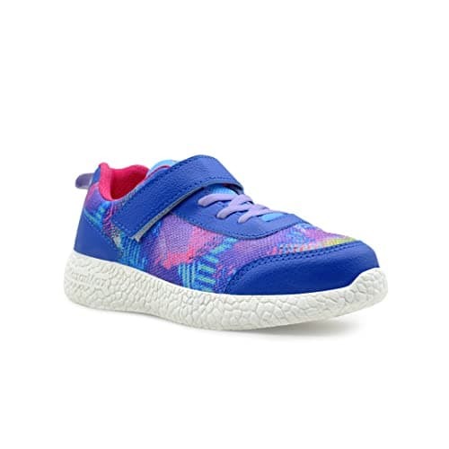KazarMax Unisex-Child Blue & Pink Sports Shoes -12 Kids UK