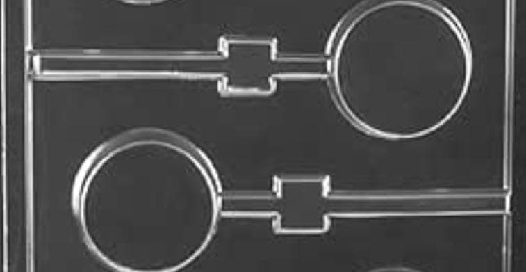 National Cake Supply Plain Round Cookie Lollipop Chocolate Mold - AO150