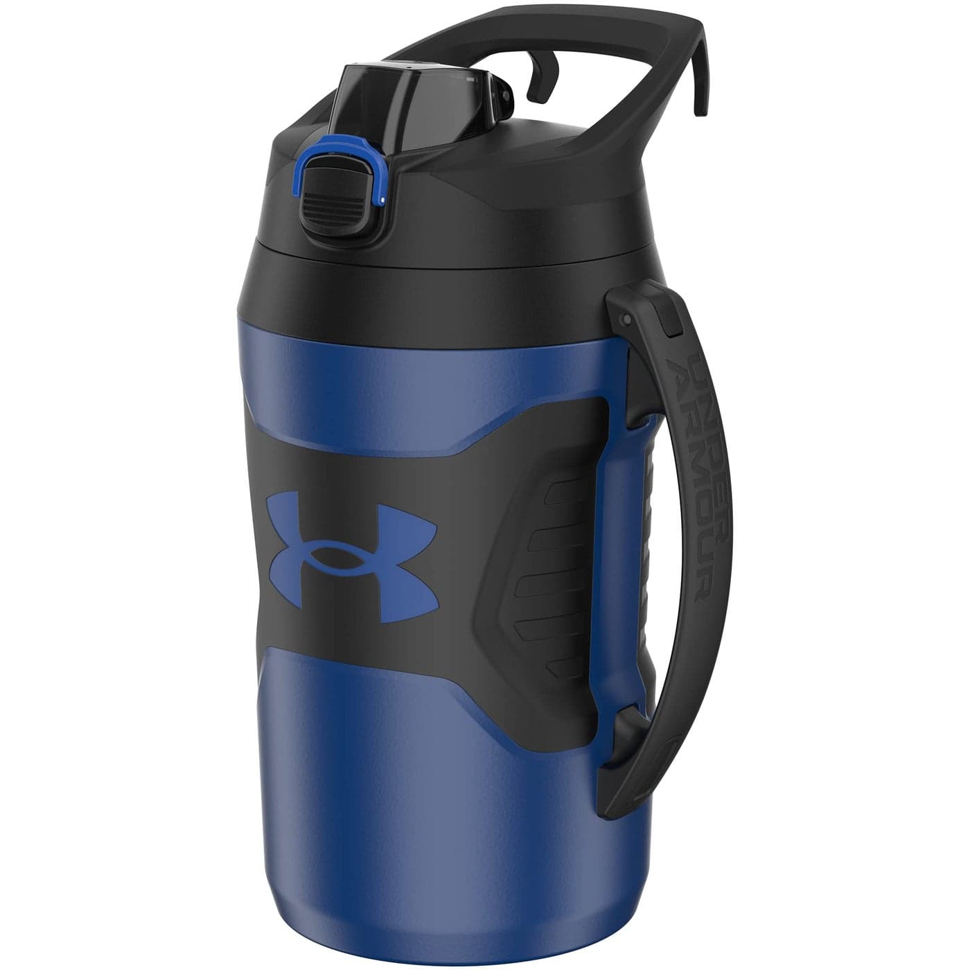 Under Armour Sports Water Jug, 64oz Insulated Water Bottle w/Handle, Half Gallon, Fence Hook, Leak Resistant, Baseball, Football & More