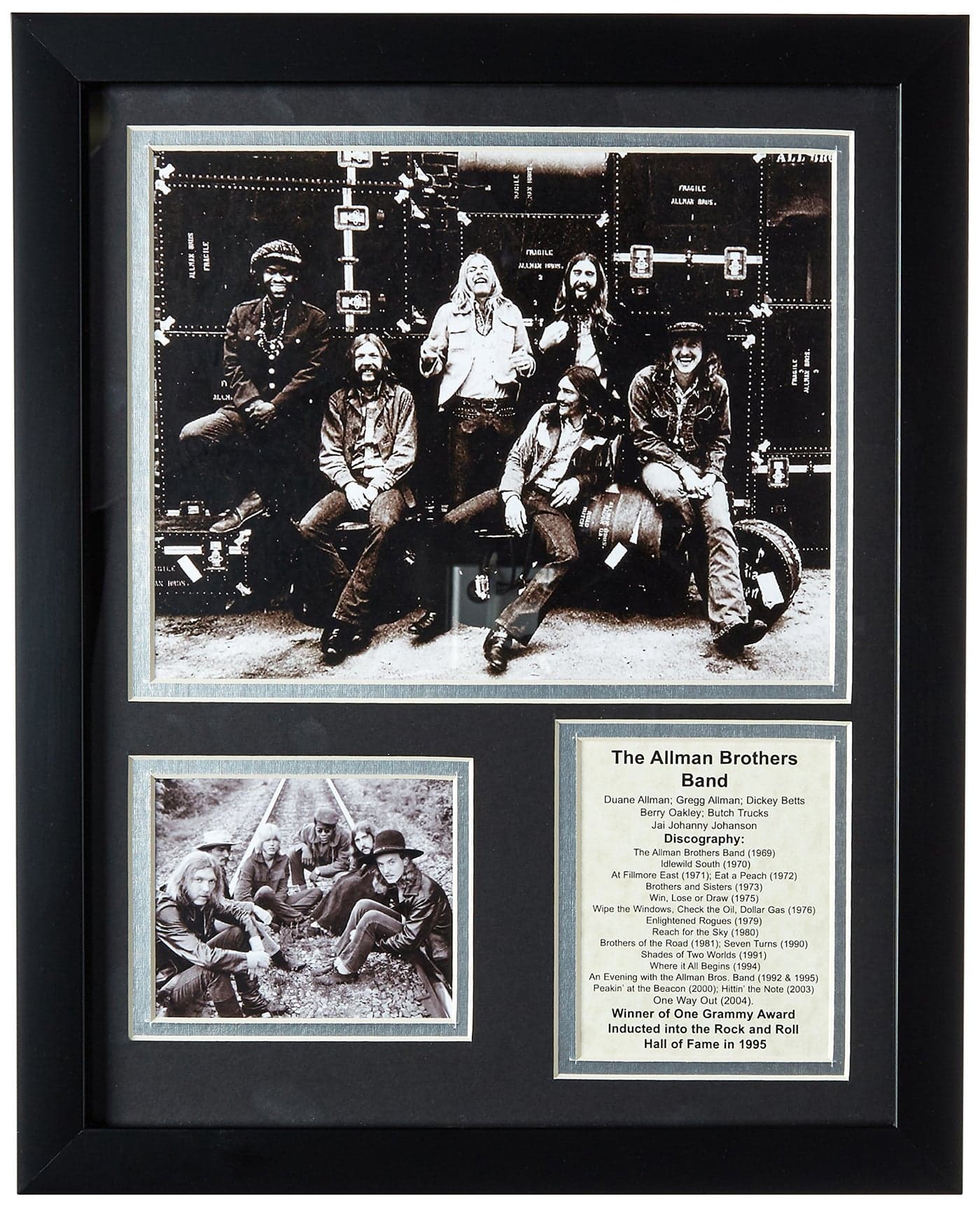 Legends Never Die The Allman Brothers Band Framed Photo Collage, 11 by 14-Inch