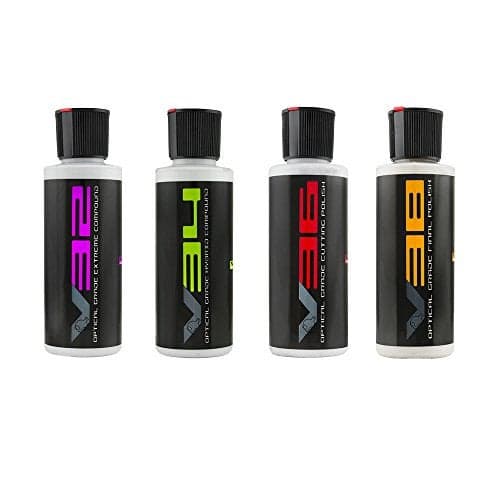 Chemical Guys Gap_VKIT_04 V Line Polish and Compound Sample Kit for Light to Heavy Swirls Scratches Safe for Cars Trucks SUVs RVs Motorcycles More 4 4 fl oz Items