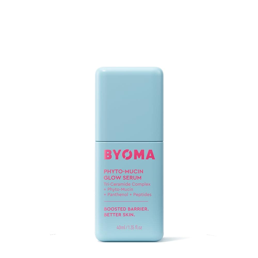 BYOMA PhytoMucin Glow Serum Mucin Face Serum for Glass Skin Plumps Primes Hydrates Flawless Primer and Makeup Base Strengthens Skin Barrier 135 floz