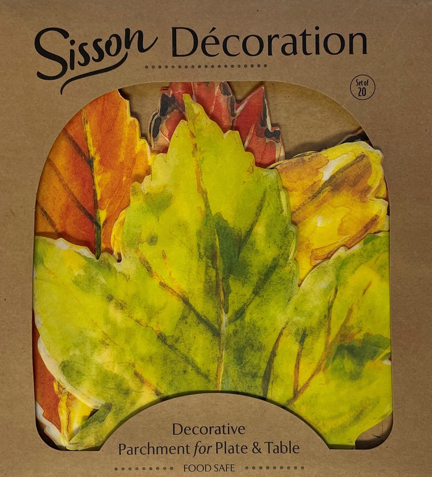 Parchment Paper Leaves for Cheese Charcuterie Boards Sisson Distribution Leaves Pack of 20 Artist Leaves